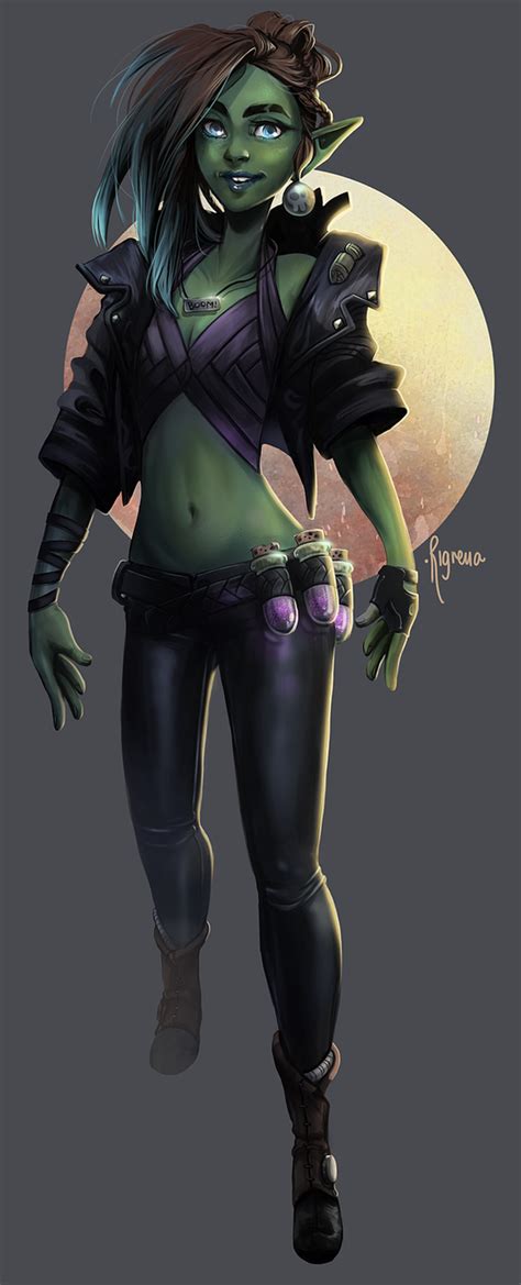 sexy female goblin